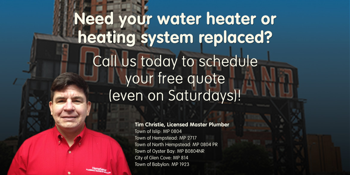 need your water heater or heating system replaced